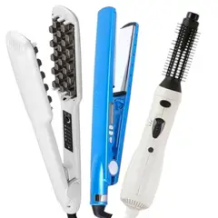 OEM - Tripack Plancha Nano + Plancha Voluminizador y Cepillo Secador