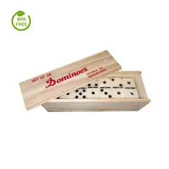 GENERICO - Domino Grande En Caja De Madera