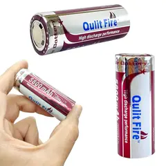 GENERICO - Bateria De Litio 26650 Recargable 3.7v 5800mah Pila