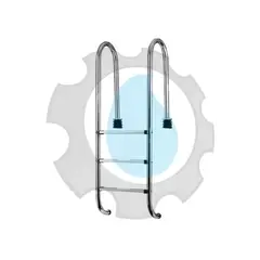 GENERICO - ESCALERA PARA PISCINA 3 PASOS ACERO INOX MU315
