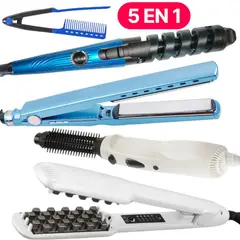 OEM - SONAR Plancha y Rizador Eléctrico Peinados Fáciles y Duraderos