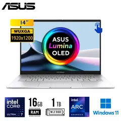 HP - LAPTOP ASUS ZENBOOK 14, 14" WUXGA OLED Touch, Core Ultra 7 255H 16GB 1TB SSD W11