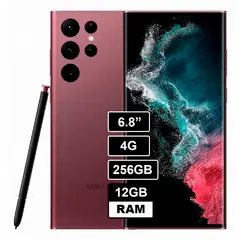 SAMSUNG - Galaxy S22 Ultra 256GB 12GB RAM Burgundy