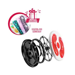 GENERICO - Disco Rotador de Gym con Ligas Rojo Y+Papel de Regalo