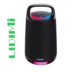 LIDIMI - Parlante Bluetooth Extra BASS 80W FM-USB LD-S634 Negro