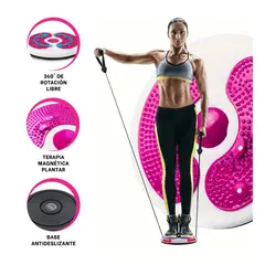 GENERICO - Pack2 Disco Moldeador para Gym Rosado Y+Regalo Stickers