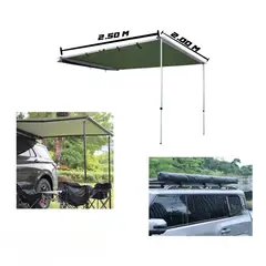 TECGO - TOLDO SOMBRILLA LATERAL VERDE