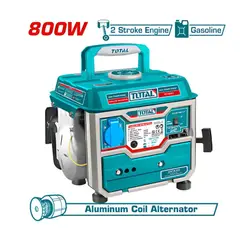 TOTAL TOOLS - Generador Gasolinero 800w 2 Tiempos Total