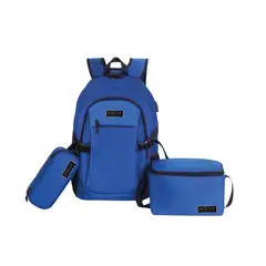 DOCET - TRIPACK PORTA LAPTOP MOCH+LONCH+CARTU NAVY
