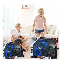 GENERICO - Pack4 Carrito a Control Remoto en Azul Y+Regalo Agendita