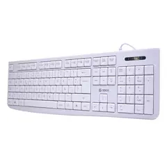 Teros - TECLADO TE-4069S ESTANDAR MULTIMEDIA USB 2.0 ESPAÑOL COLOR BLANCO