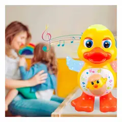 GENERICO - Pack2 Juguete de Patito Musical Duck Y+Regalo Stickers