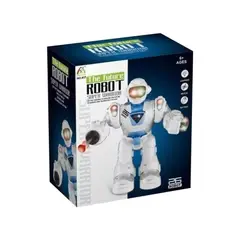 RYBIU IMPORT - Robot Super Warrior Divertido para Ninos en Color Celeste