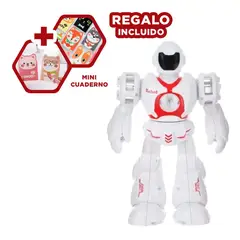 GENERICO - Robot con Rotacion de 360 Grados Naranja Y+Regalo Agendita