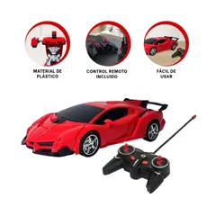 RYBIU IMPORT - Pack4 Robot Inalambrico en Guinda Y+Banderitas Adhesivas