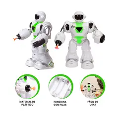 GENERICO - Pack2 Robot Armado Dinamico en Verde Y+Regalo Stickers