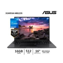 ASUS - Notebook X1605VA-MB1235 Core i7-13620H 16 WUXGA IPS 16Gb Ram DDR4 512Gb SSD