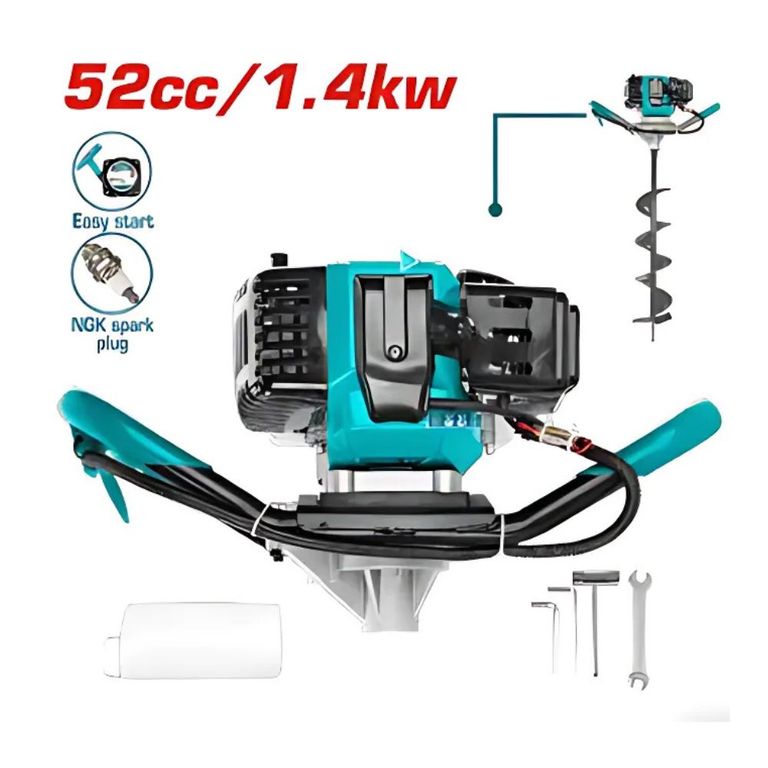 Perforadora o Ahoyadora sin Broca 1 4KW 52CC 265MIN