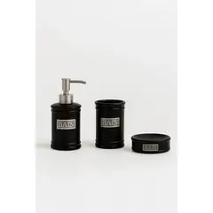 GENERICO - Pack de baño Esencia Noir Bath Elegance Collection de Zalmohadas