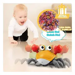 GENERICO - Muñeco Infantil de Cangrejo Amarillo Y+Ligas de Regalo