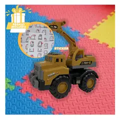 GENERICO - Excavadora con Brazo Posterior Kids Y+Regalo Stickers