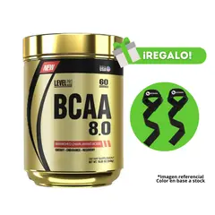 LEVEL PRO - AMINOACIDO BCAA 8.0 540G + STRAPS