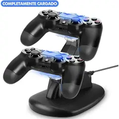 GENERICO - Cargador Dual Shock Ps4 Mandos Playstation Ps4 LED Vertical