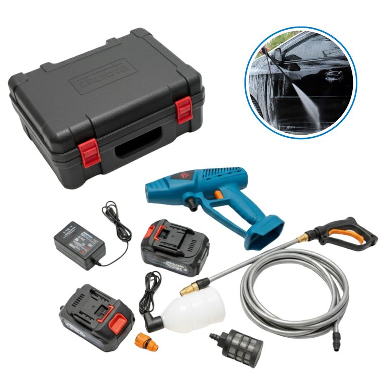 HIDROLAVADORA 188V ULTRA POTENCIA CON BATERÍA RECARGABLE