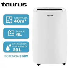 TAURUS - Deshumedecedor 350W Blanco DH202