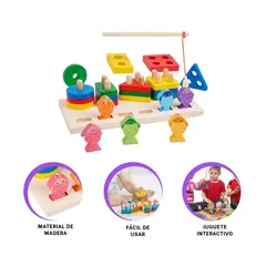 GENERICO - Pack2 Columnas para Figuras Geometricas Y+Regalo Stickers