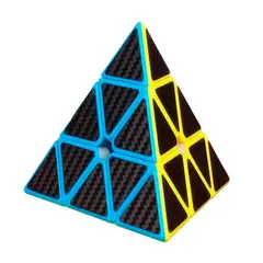 GENERICO - Pack2 Cubo Magico Forma de Piramide para Niños 3x3 Negro