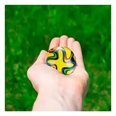 GENERICO - Pack6 Set de Pelotas Antiestres en Diseño de Rayas Curvas