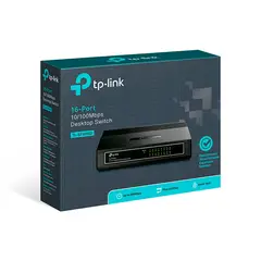 TP LINK - Switch TP-Link de 16 puertos 10/100 TL-SF1016D