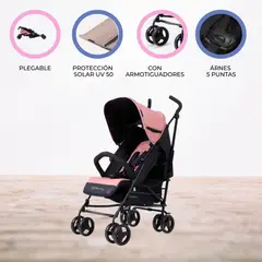 CARESTINO - Coche «CAPRI V2» Rosa viejo