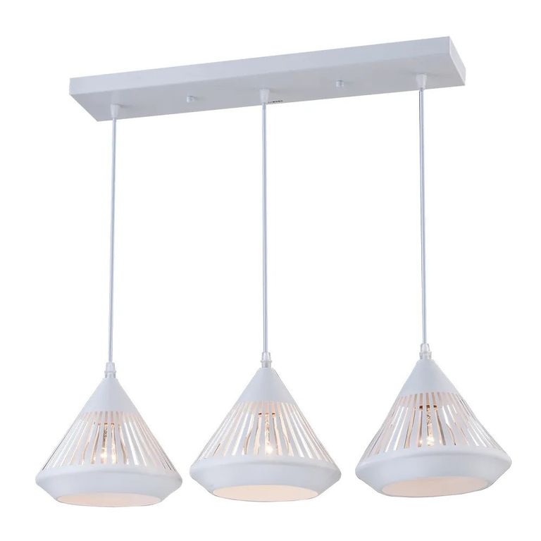 Lámpara colgante minimalista color blanco