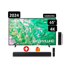 SAMSUNG - TELEVISOR 65" UN65DU8000GXPE UHD 4K+ SOUNBAR C400