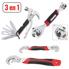 OEM - Tripack Martillo 18en1 Snap and Grip y 48en1Juego de Herramientas