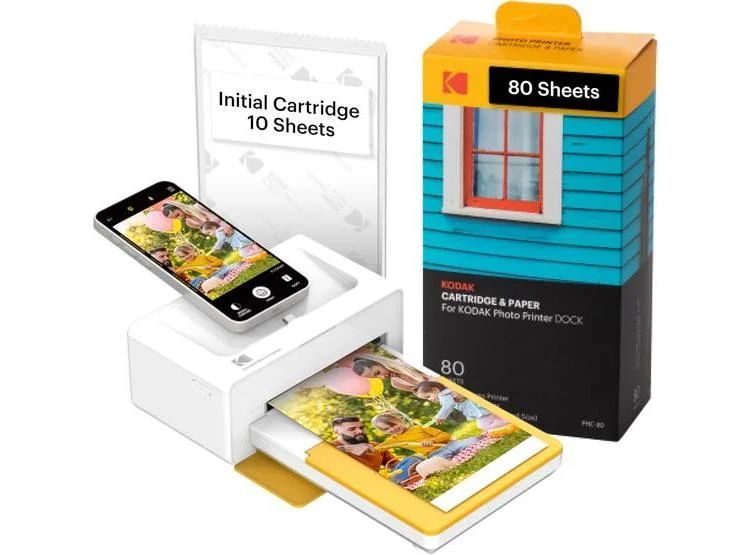 Instant Dock Printer+ insumo para 80 fotos