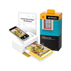 KODAK - Instant Dock Printer+ insumo para 80 fotos