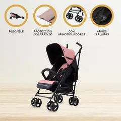 CARESTINO - Coche «CAPRI V2» Rosa viejo