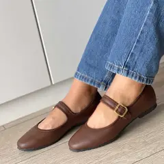 GENERICO - BALERINA MARRON TENDENCIA FIFI PARA MUJER