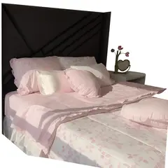 GENERICO - Edredón Girly Pink Leaves