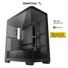 DEEPCOOL - Case CG580 BLACK •Placa Base: ITX / M-ATX / ATX
