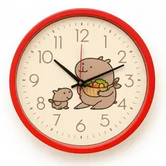 INSPIRA - Reloj de Pared Diseños Capibara Kawaii