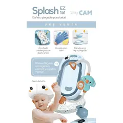 CAM - BAÑERA SPLASH 37L CELESTE BABY