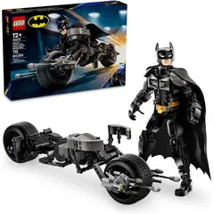 LEGO - Batman DC 76273 Batman y bicicleta Bat-Pod (713 piezas)