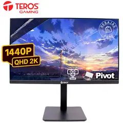 TEROS - Monitor TE-2416CS 238 QHD IPS 100Hz con Cámara y Audio
