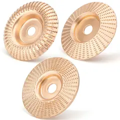 OEM - 03 Disco Escofina 4 Pulgadas Desbaste Tallado Moldeado Madera