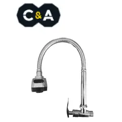 C&A - CAÑO CORRUGADO CUELLO FLEXIBLE PARA PARED COCINA -