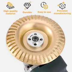 OEM - Disco Desbaste Tallado Madera Escofina Curvo